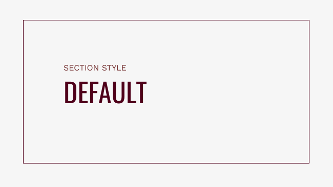 Example of default styles for Aggie UX