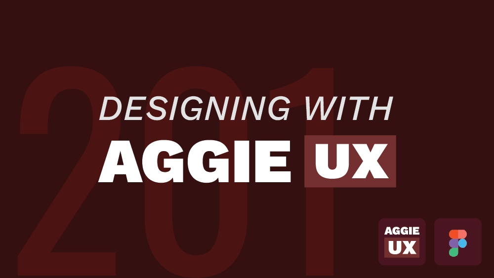 Designing with Aggie UX